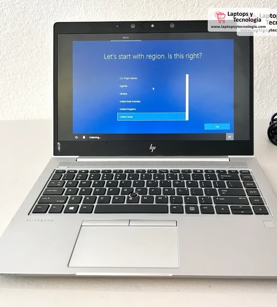 Laptop HP EliteBook 745 G5 14" AMD Ryzen 7 PRO 2700U 8GB RAM 256GB SSD Windows 11 Pro
